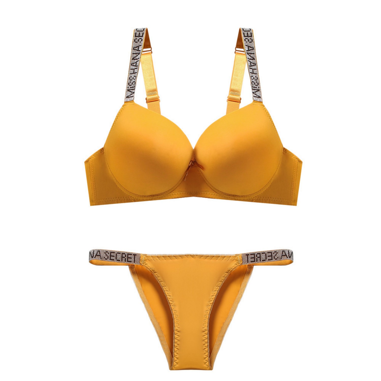 Womens Padded Push Up Lift Bra and Panty Set Lingerie Set Everyday Bras